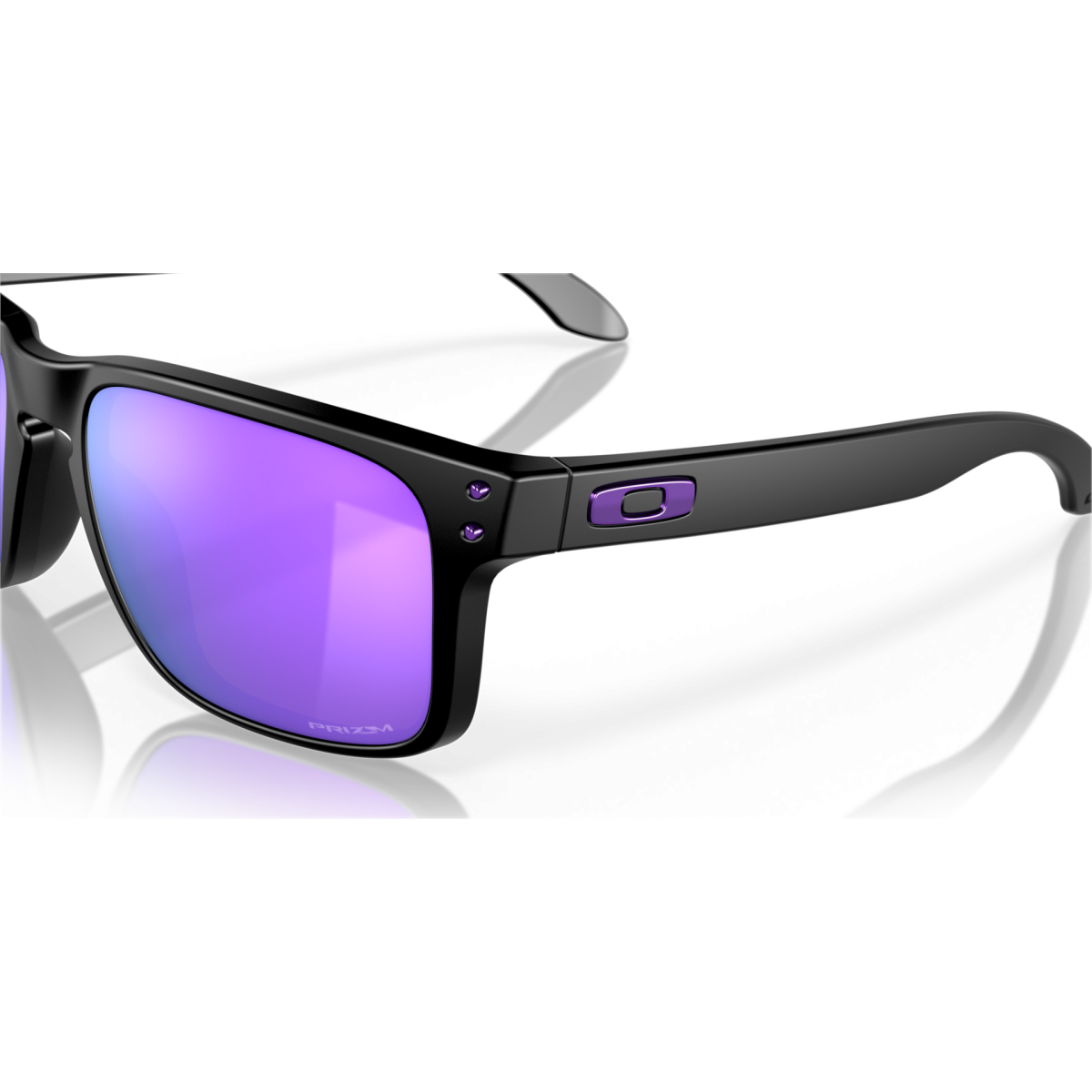 Lunettes Oakley Holbrook Verres prizm violet/Monture matte black