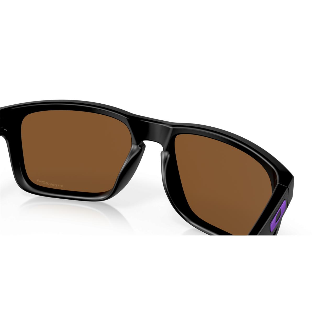 Lunettes Oakley Holbrook Verres prizm violet/Monture matte black