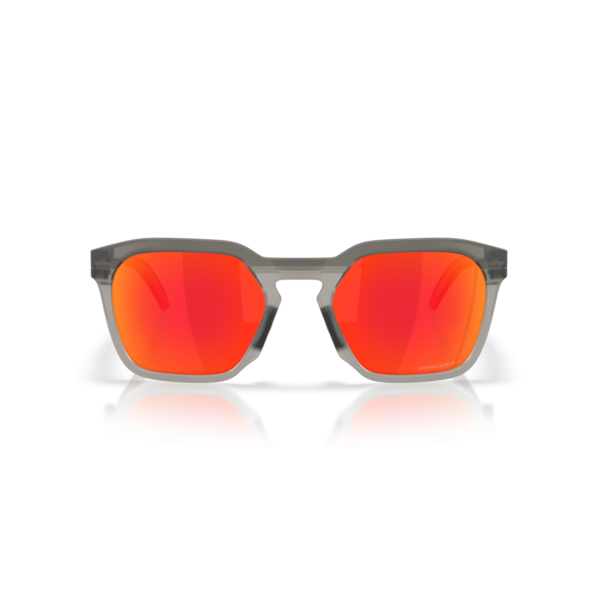 Gafas Oakley HSTN SQ Lentes prizm ruby/Montura matte grey smoke