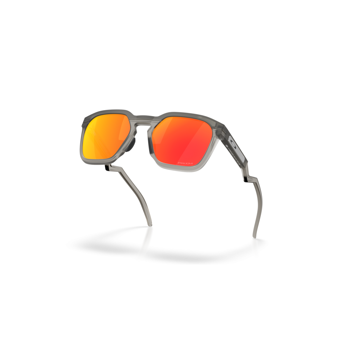 Lunettes Oakley HSTN SQ Verres prizm ruby/Monture matte grey smoke