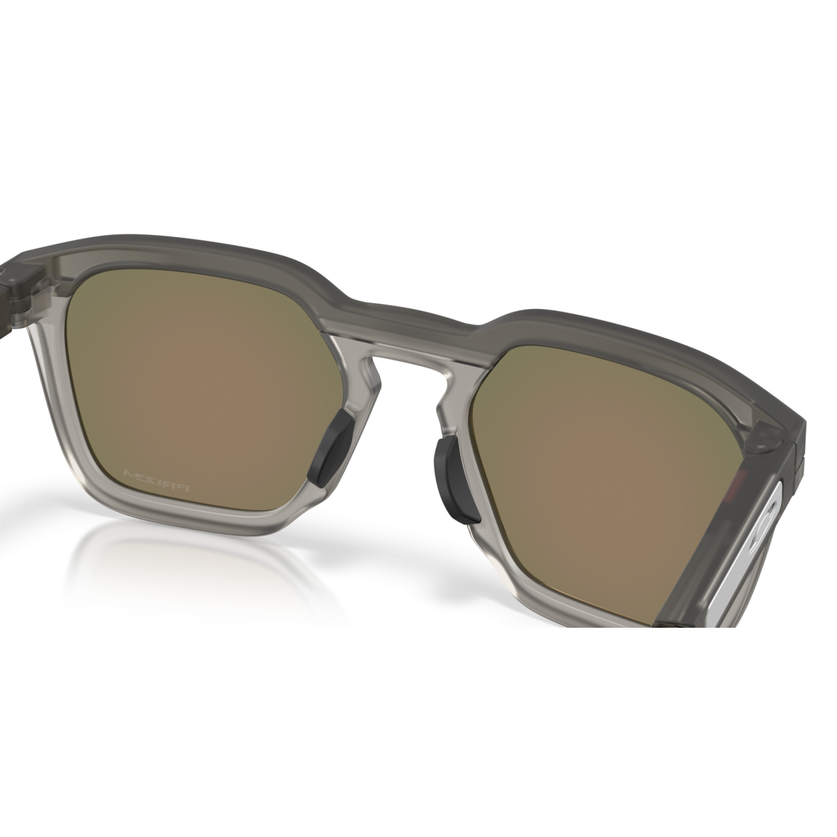 Lunettes Oakley HSTN SQ Verres prizm ruby/Monture matte grey smoke