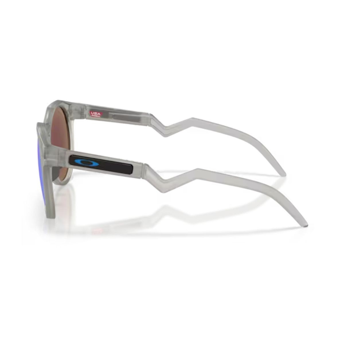 Lunettes Oakley HSTN Verres prizm sapphire/Monture matte grey ink