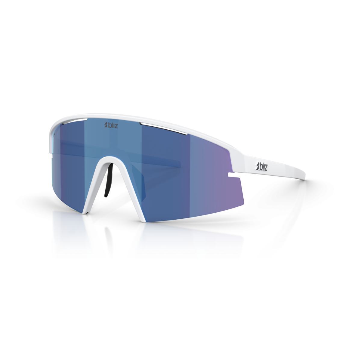 Lunettes Bliz P006 XL Blanc mat/Fumée Bleu Multicolore