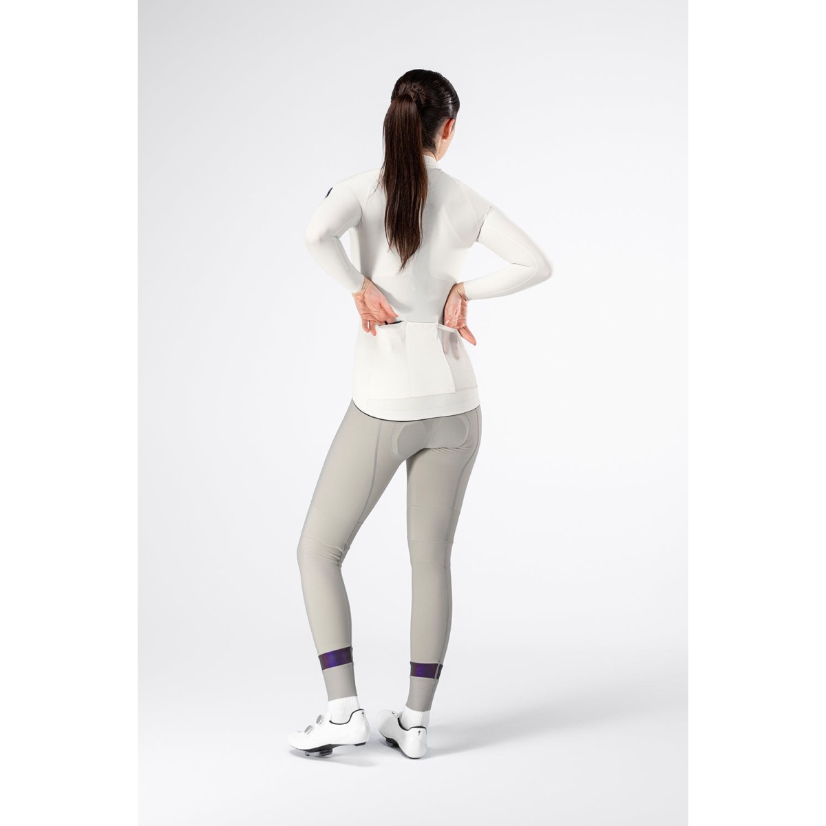 Maillot Mujer Manga Larga Gobik Pacer Solid 2.0 Crepe | Terrabike