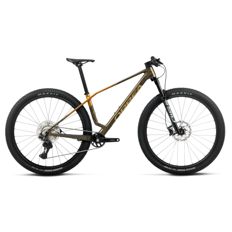 Vélo Orbea Alma M30 Caramel Carbon View - Leo Orange (Brillant)