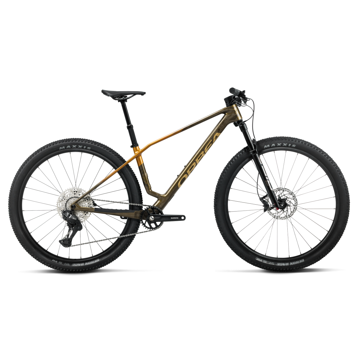 Vélo Orbea Alma M20 Caramel Carbon View - Leo Orange (Brillant)