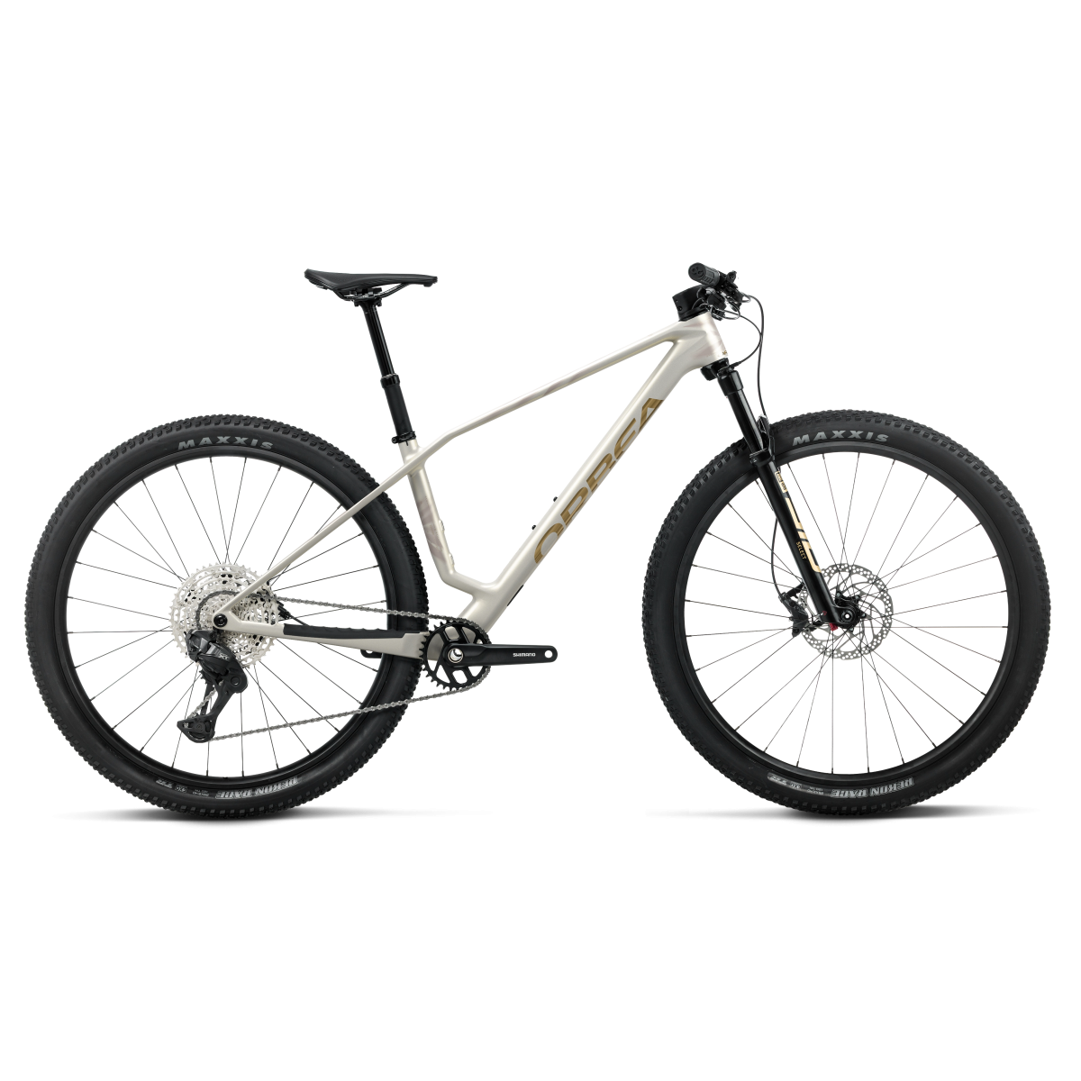 Vélo Orbea Alma M20 Golden White - Titan Gold (Mat)