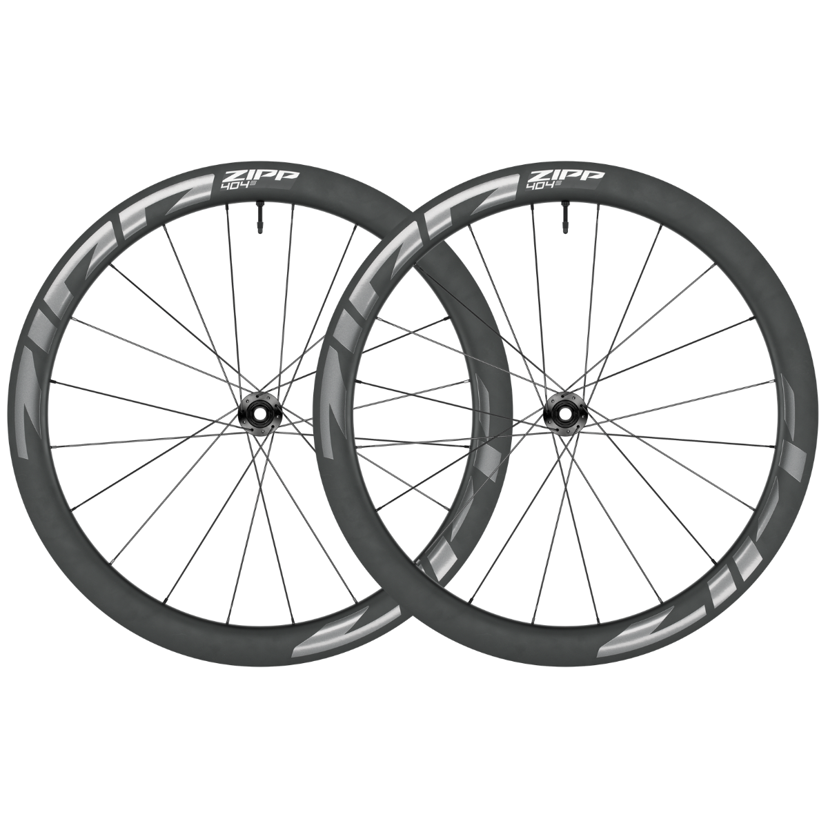 Juego de  Ruedas Zipp 404 S Tubeless Disc CL HG Adhesivo Gris