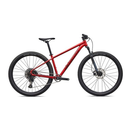 Vélo Specialized Rockhopper Comp, finition brillante Cayenne Metallic / Stallion Metallic