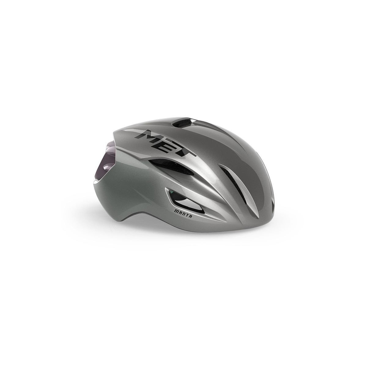 Casco Met Manta Mips Gris Opalo Brillo