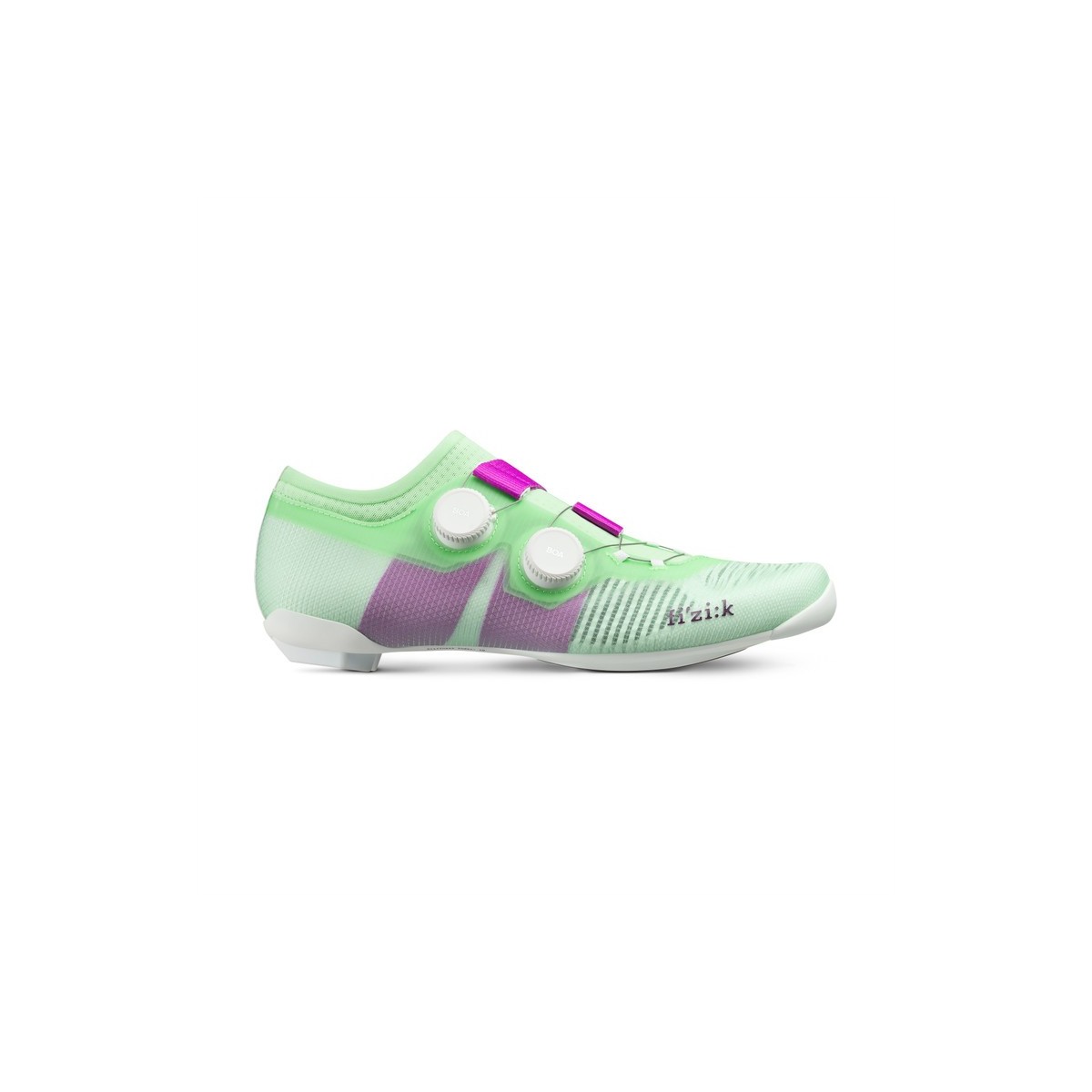 Chaussures Fizik Vega Carbone Vert Menthe-Violet
