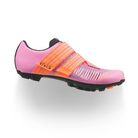 Zapatillas Fizik Vento Powerstrap Aeroweave X Coral-Naranja