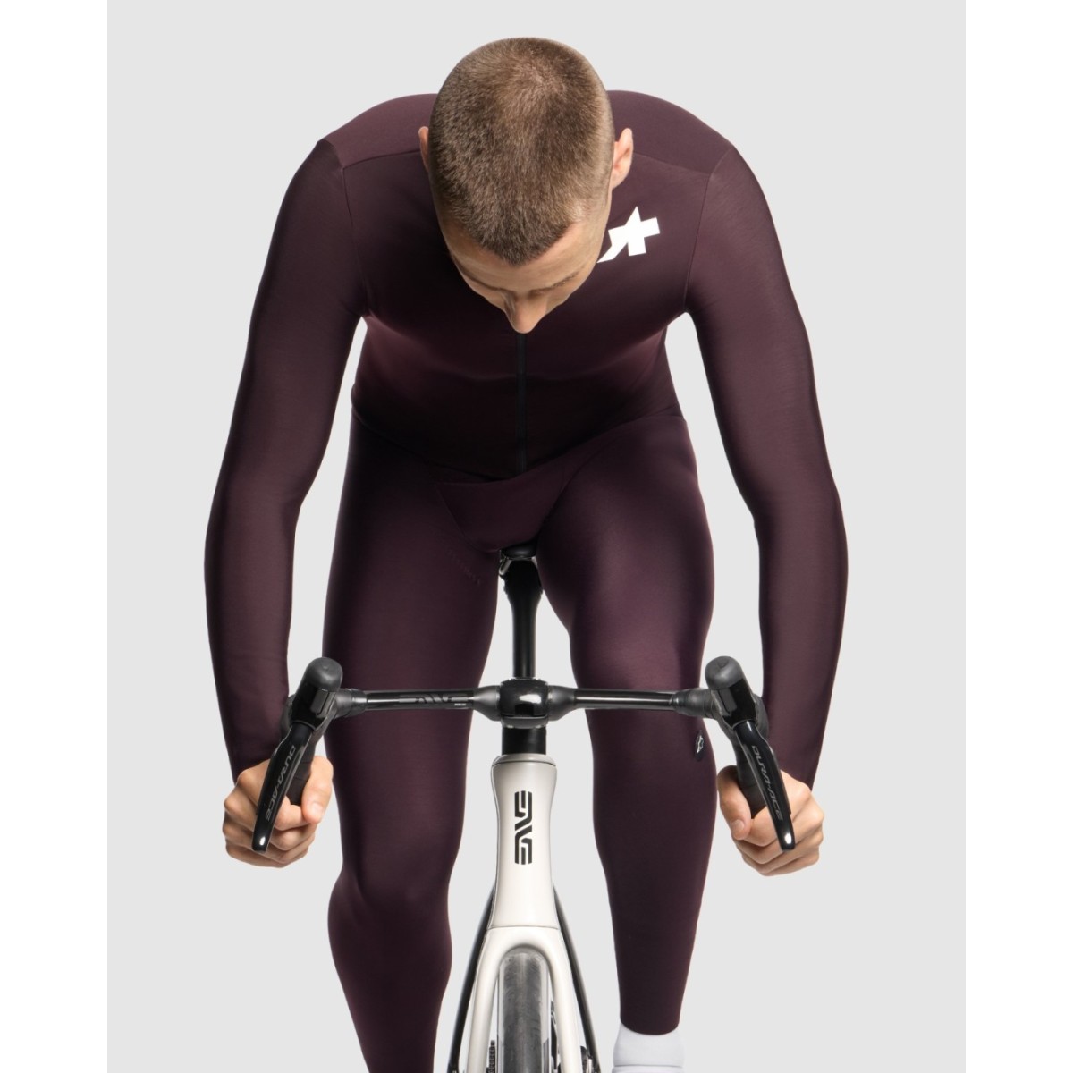 Maillot Manga Larga Hombre Assos Mille GT Spring Fall S11 Mulberry Brown