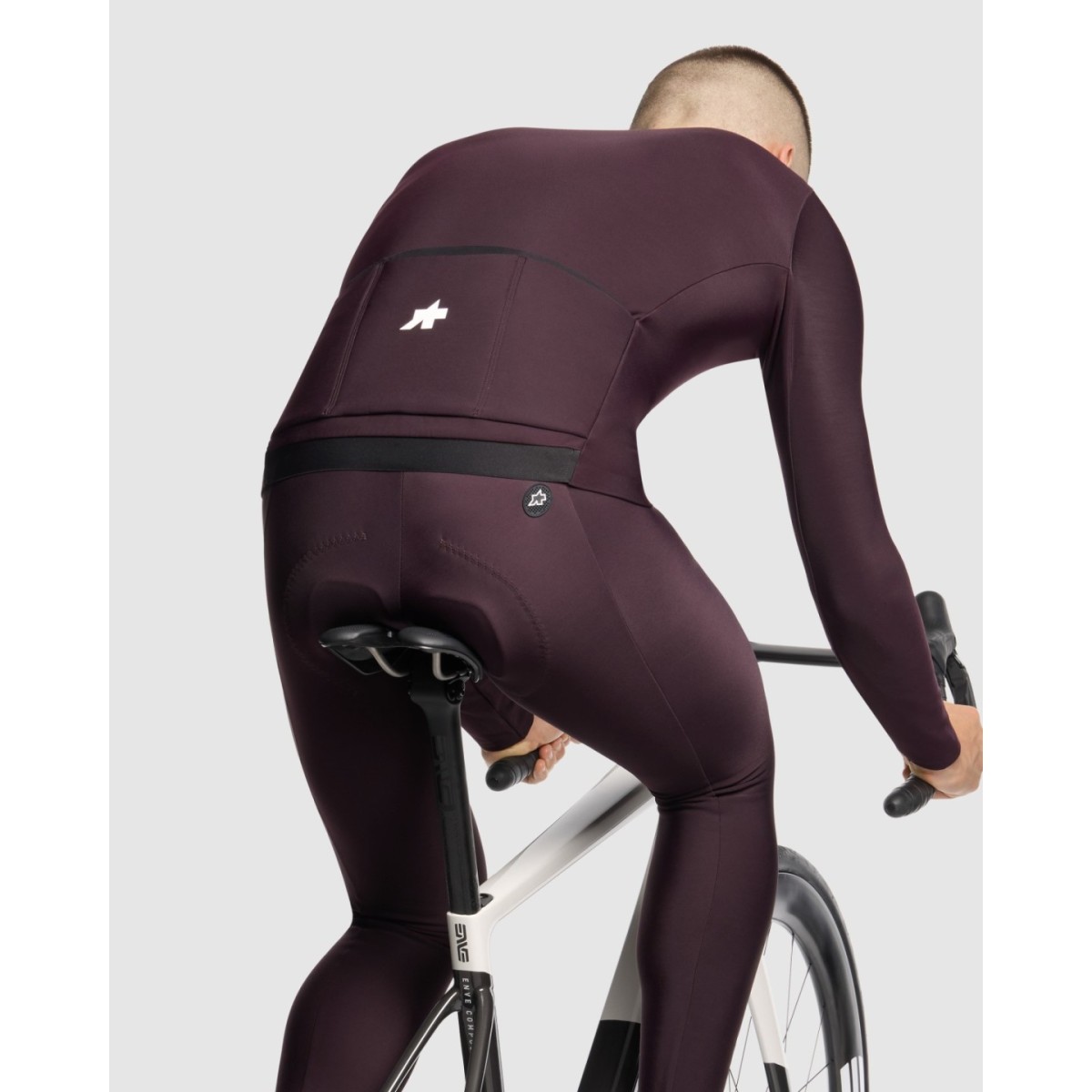Maillot Manga Larga Hombre Assos Mille GT Spring Fall S11 Mulberry Brown