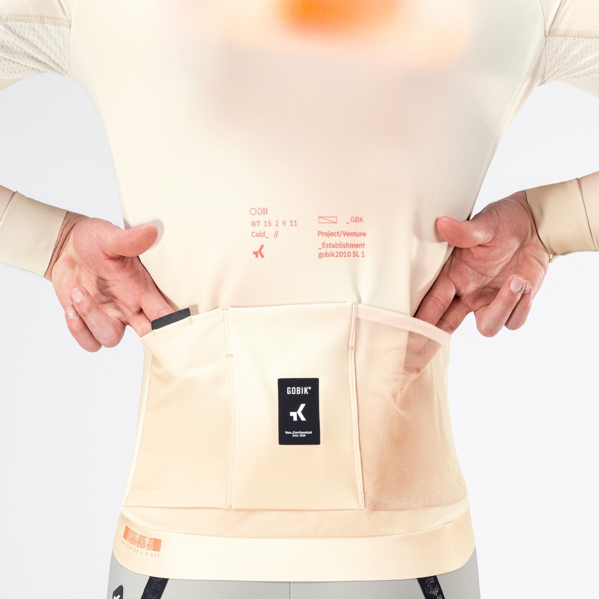 Maillot Homme Manches Longues Gobik Hyder Almond | Terrabike