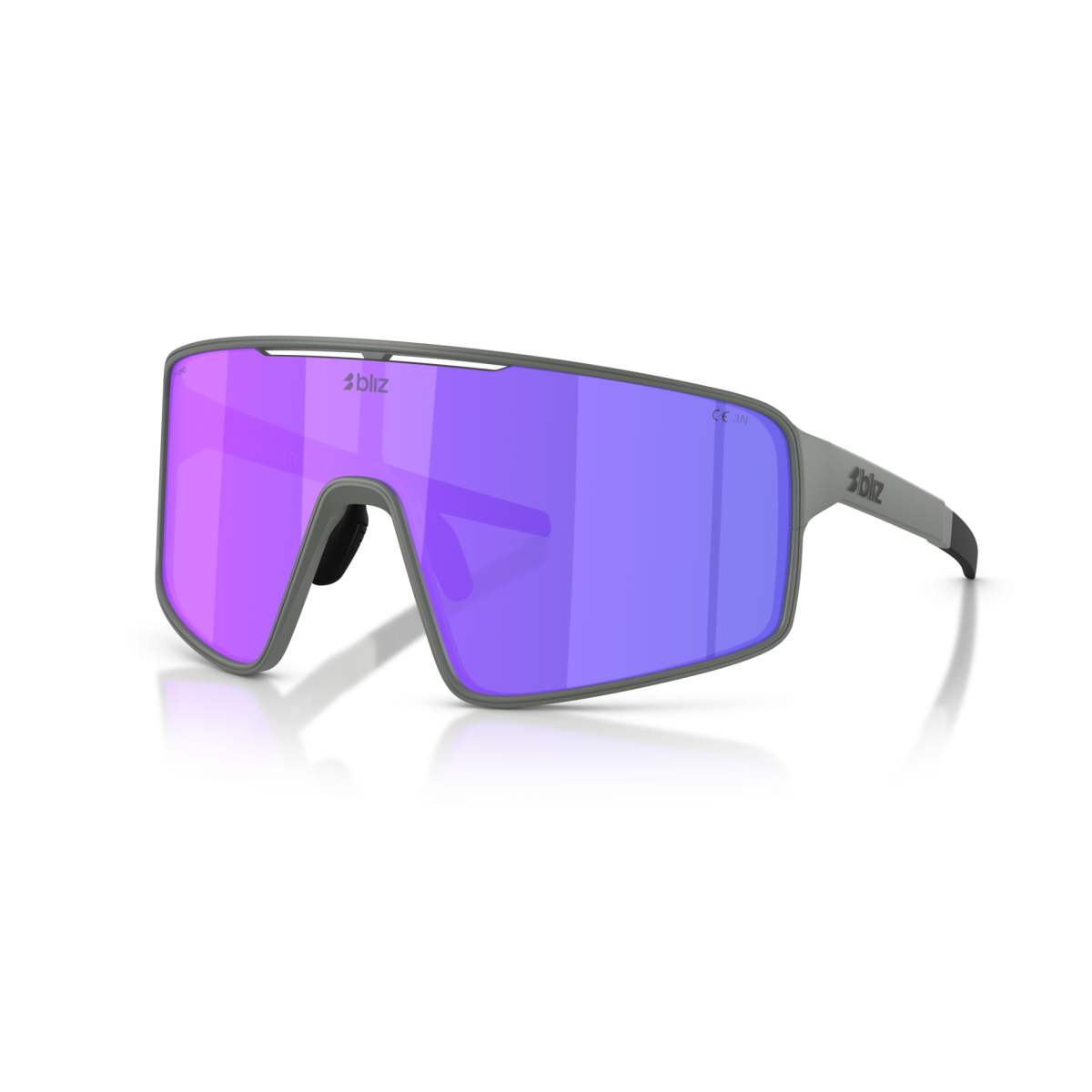 Gafas Bliz P001 Gris Mate/Ahumado Morado Multicolor