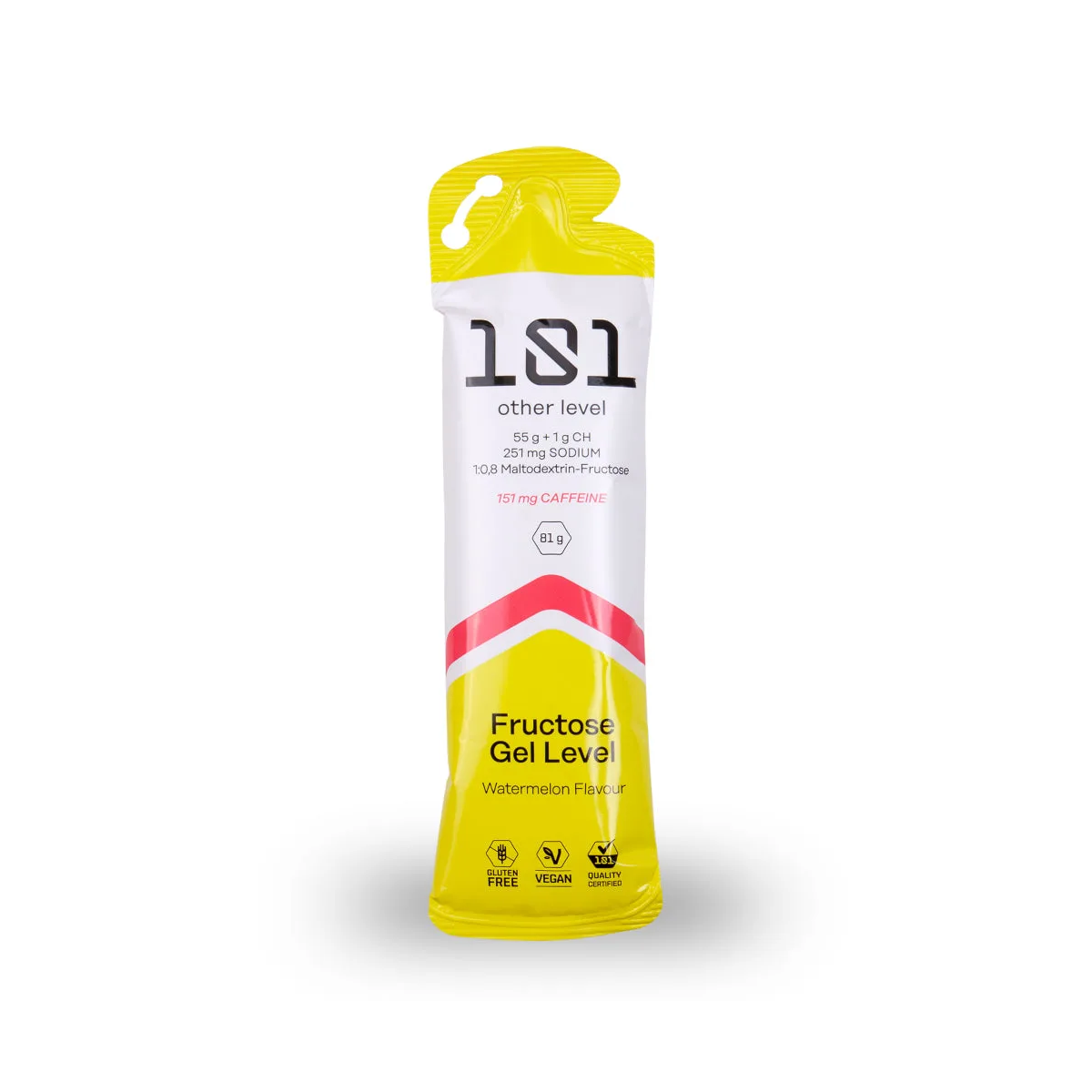 Gel Énergétique 101 Other Level Fructose Gel Level Pastèque à la Caféine 81 g