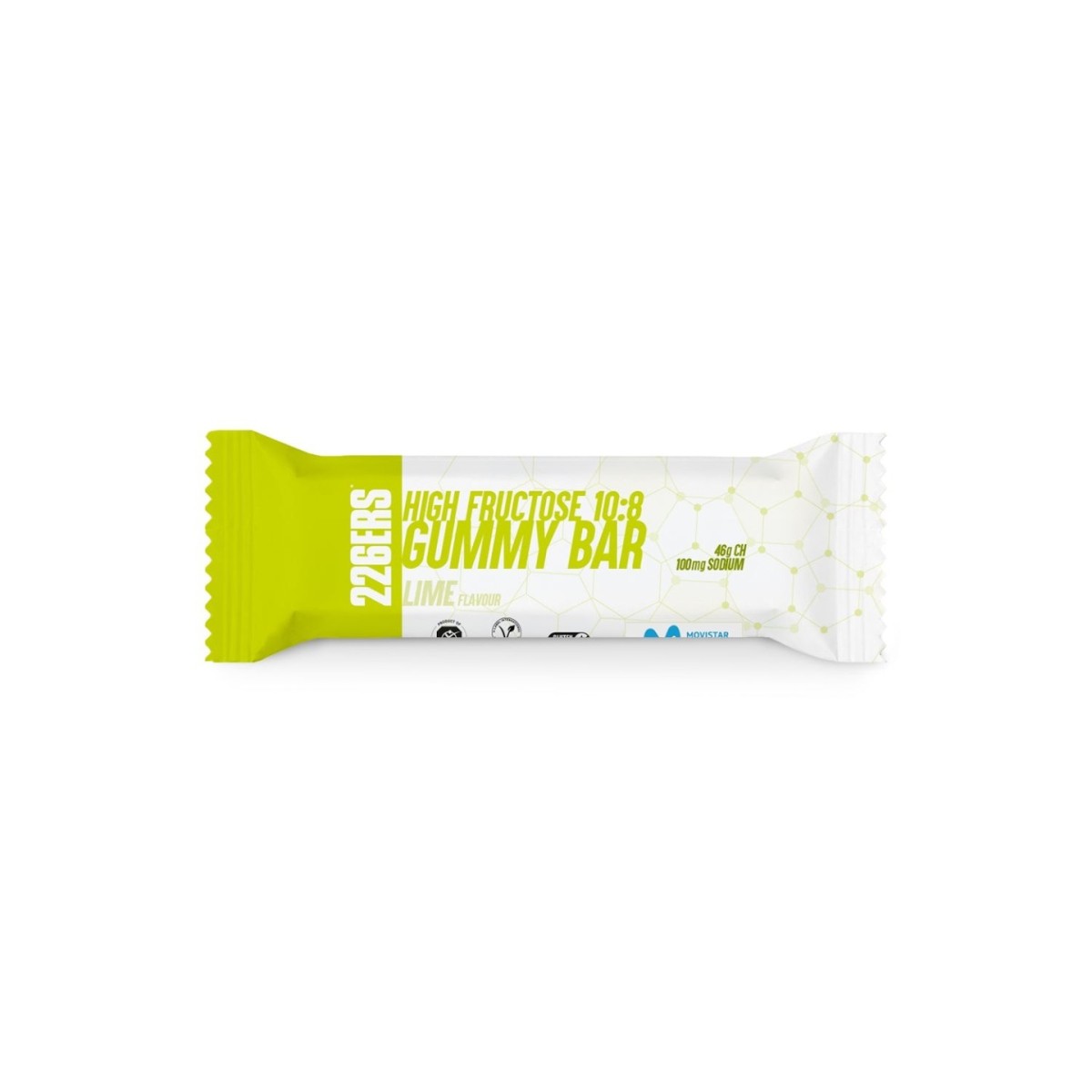 Barrita Energética 226ERS High Fructose Gummy Bar Lima 60 g | Terrabike