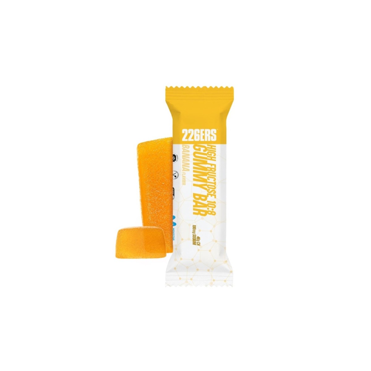 Barre Énergétique 226ERS High Fructose Gummy Bar Banane 60 g | Terrabike