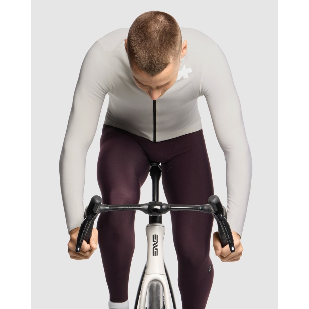 Maillot à manches longues Assos Mille GT Spring Fall S11 Almond Milk