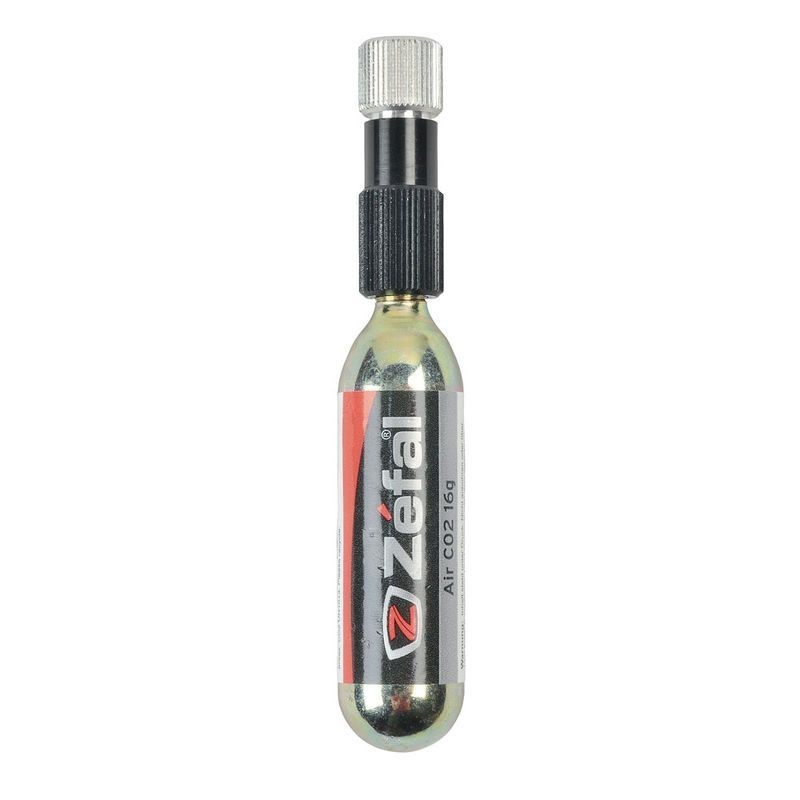 REMPLACEMENT GONFLATEUR, Régulateur/adaptateur de gonflage CO2 Zefal avec cartouche de 16 g