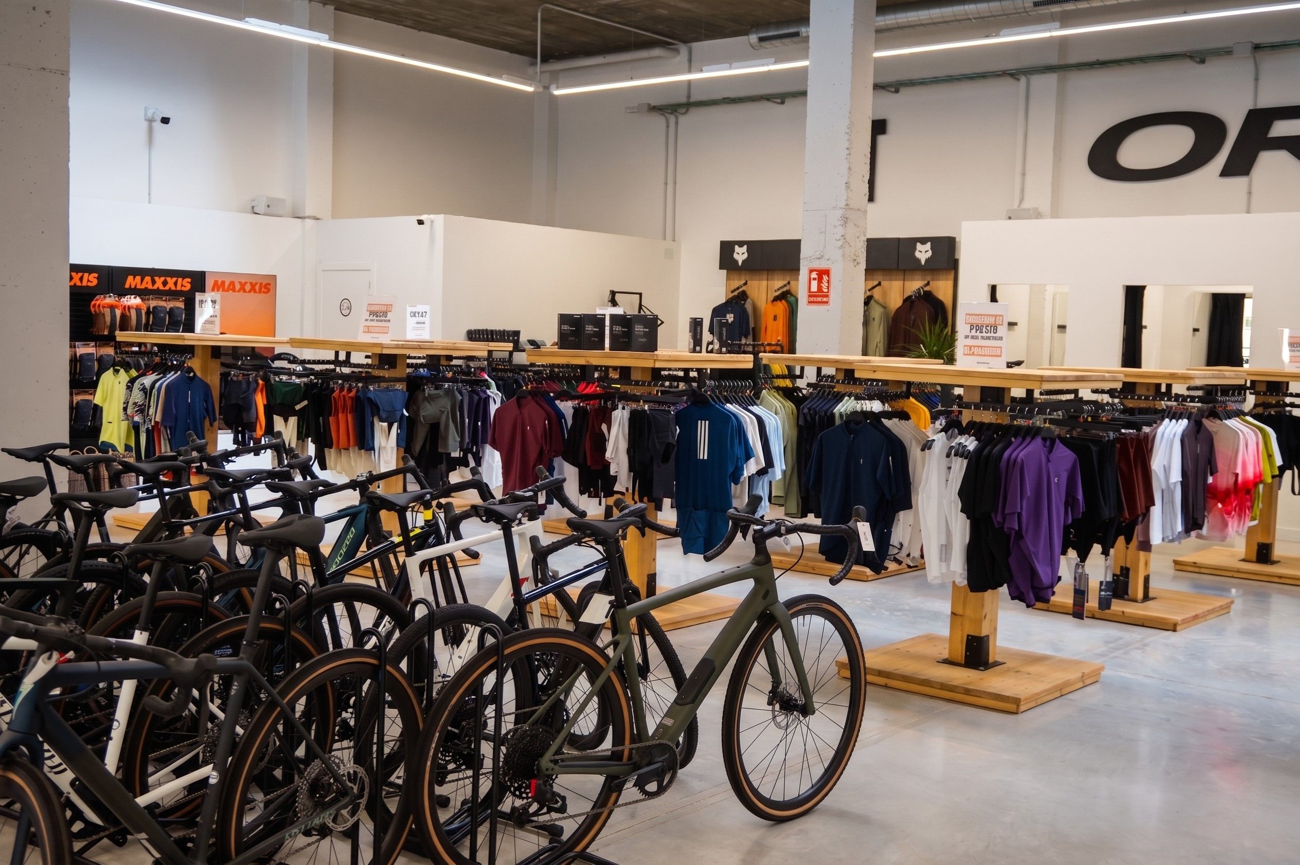 Sala de exposición de Terrabike en Terrassa