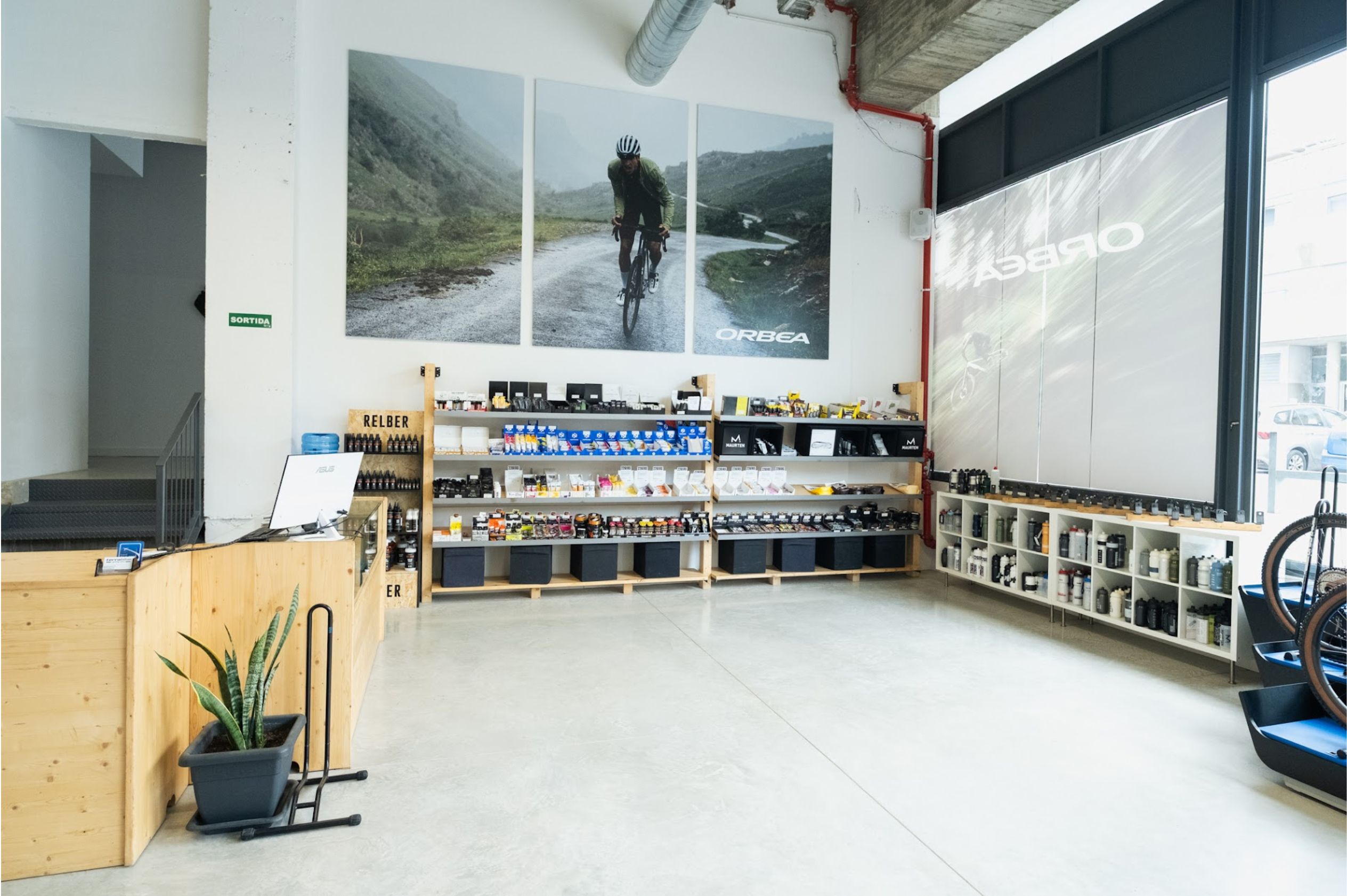 Plano de la zona de nutrición en Terrabike